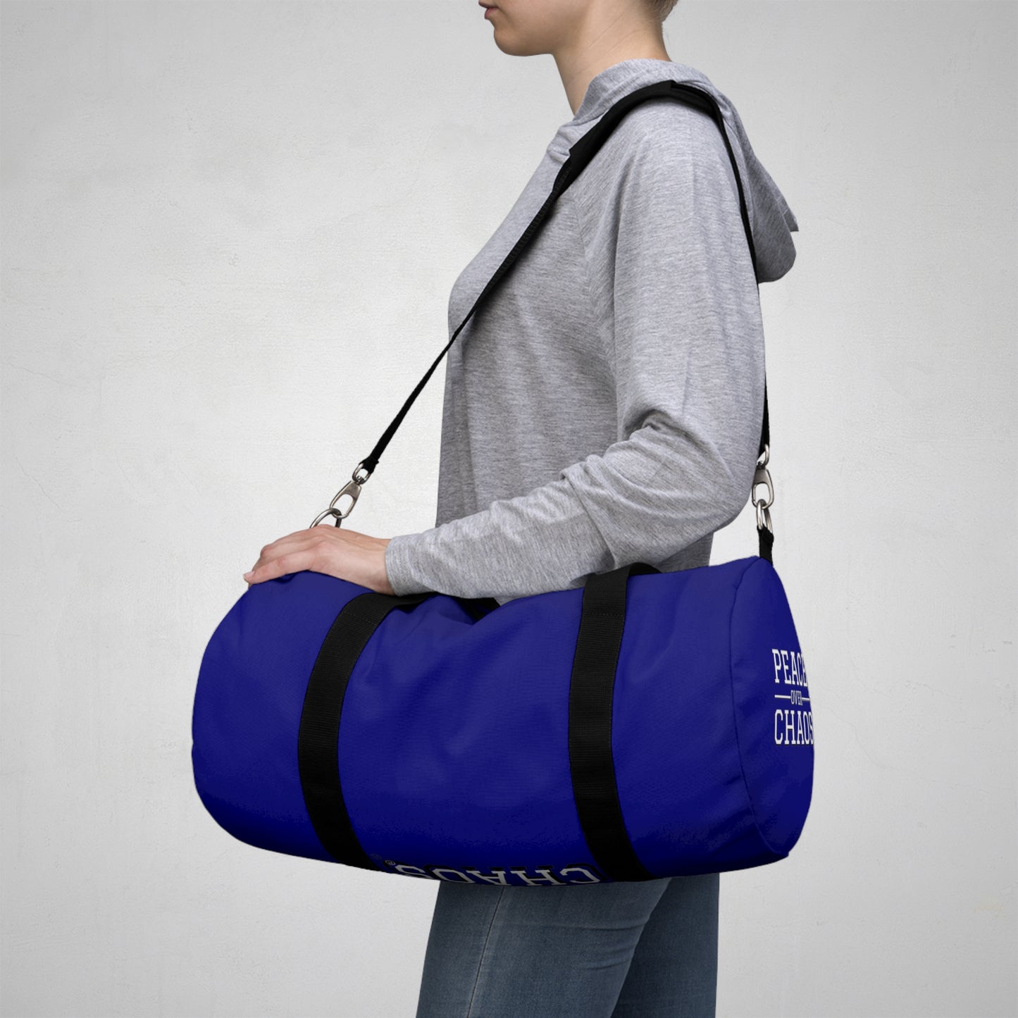 Blue Duffel Bag