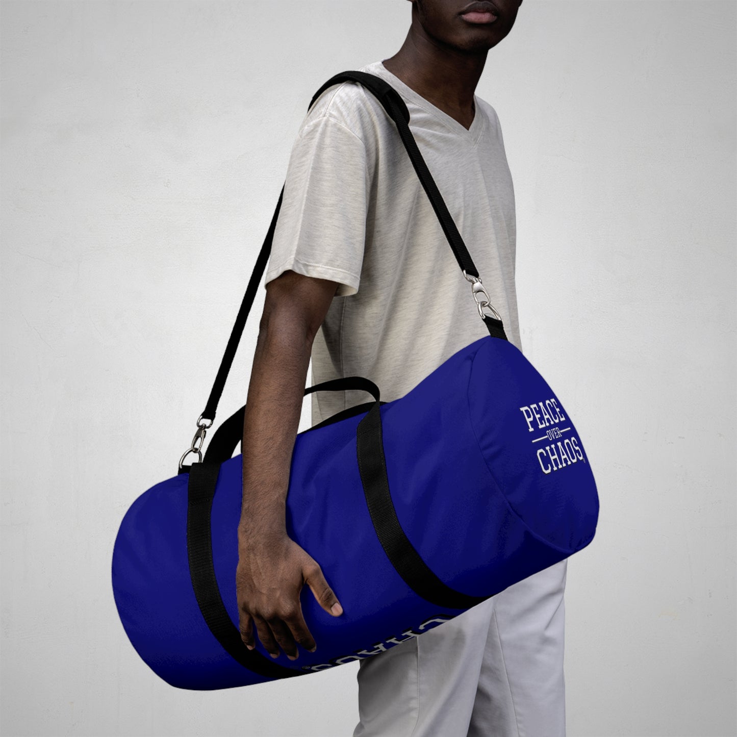 Blue Duffel Bag