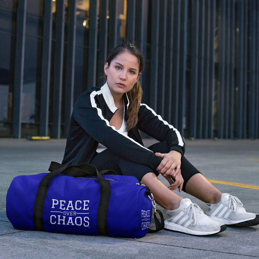 Blue Duffel Bag