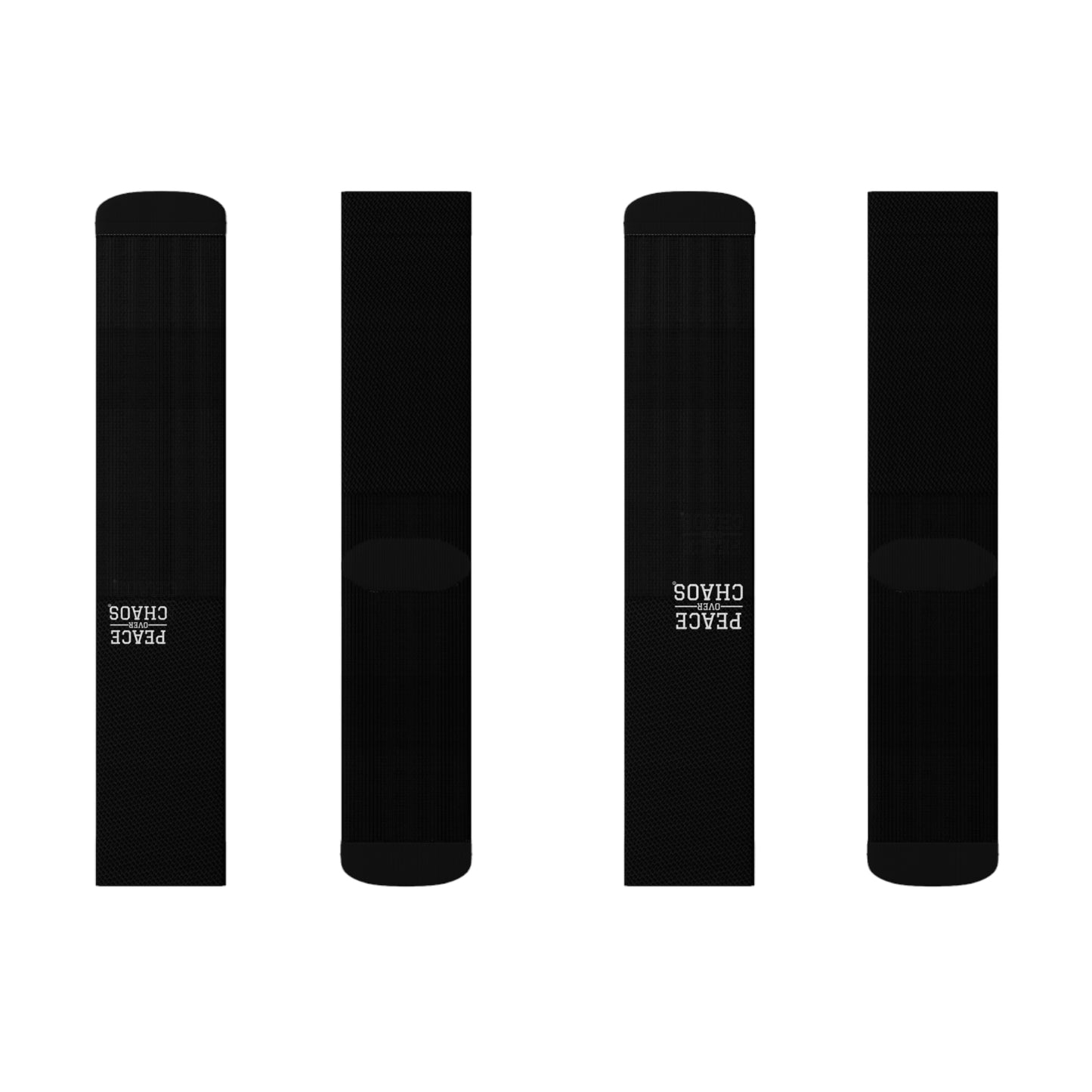 Black Sublimation Socks