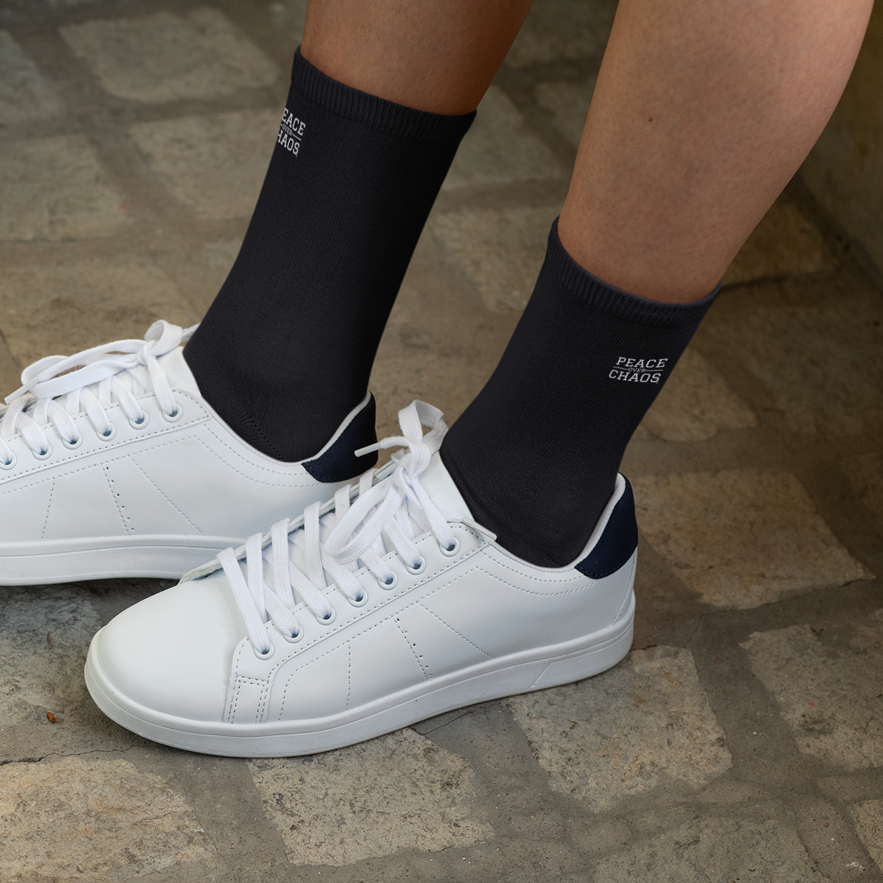 Black Sublimation Socks